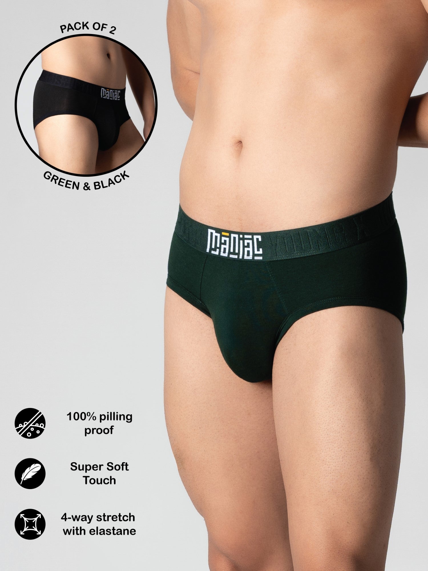 Modal Brief Pack of 2