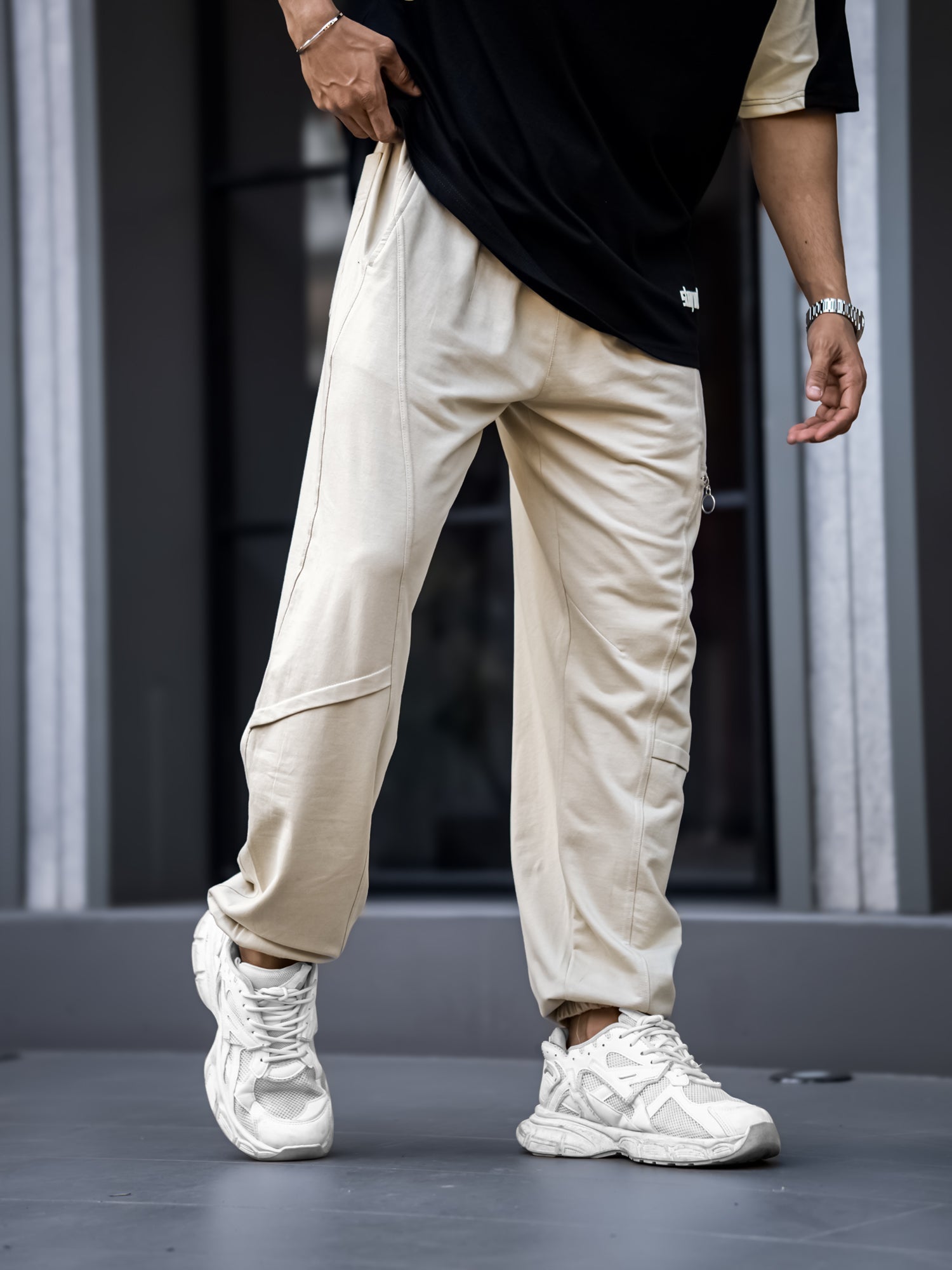 Uitility Zipper Biscuit Trackpant