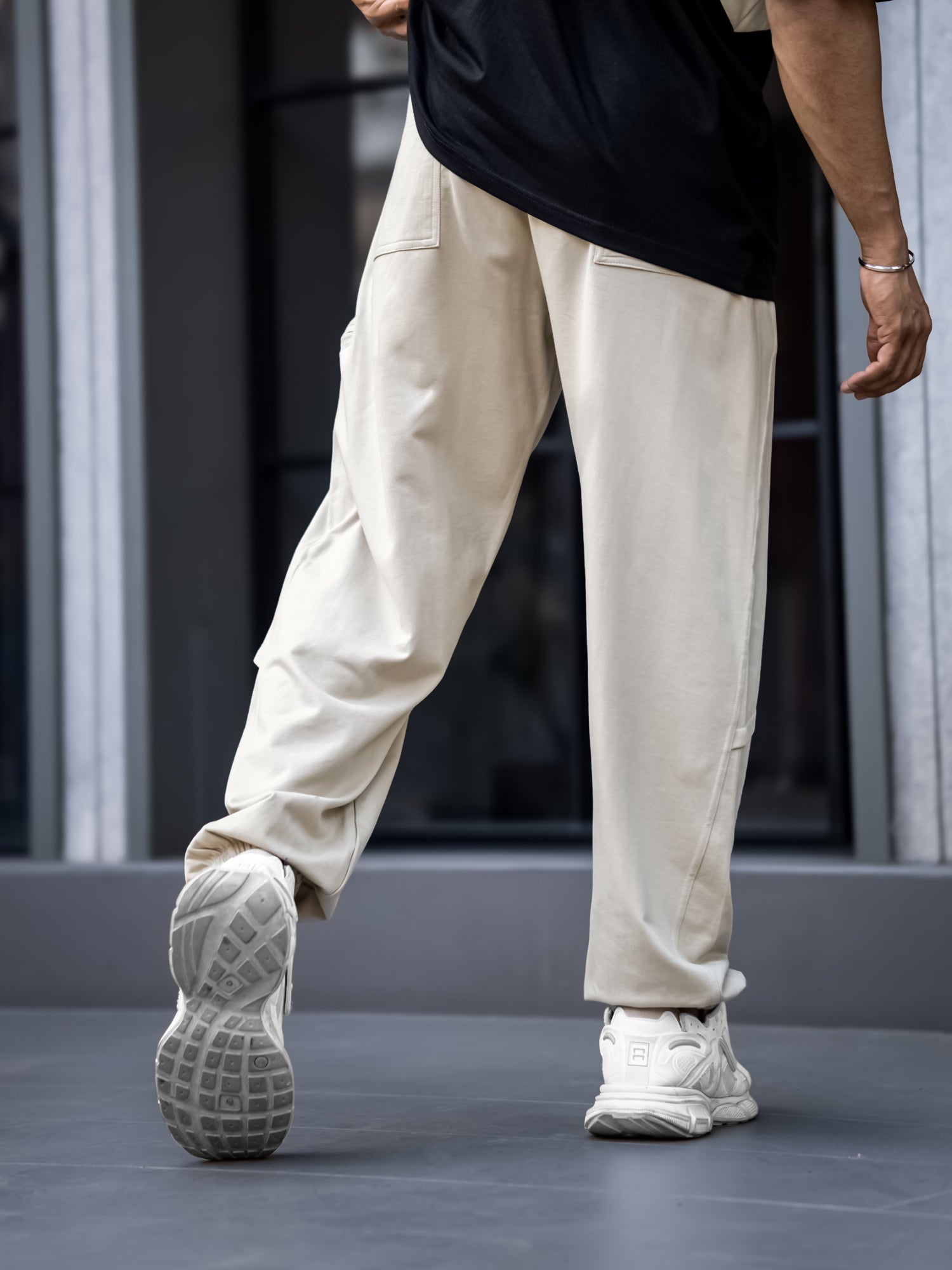 Uitility Zipper Biscuit Trackpant