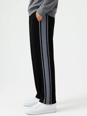 Runner Black Baggy Trackpant