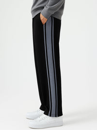 Runner Black Baggy Trackpant