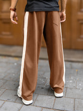 Tri-Color Brown Trackpant