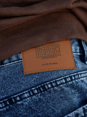 Deep ocean baggy cargo jeans for men - view 7