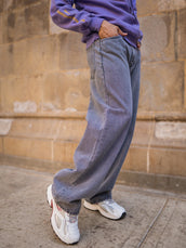 Grey baggy shadow bootcut jeans for men - view 8