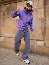 Grey baggy shadow bootcut jeans for men - view 9