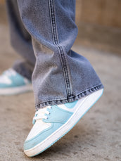 Grey baggy shadow cargo jeans for men - view 5