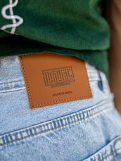 Sky fade baggy bootcut jeans for men - view 7