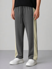 Bold Panel Dark Grey Pant