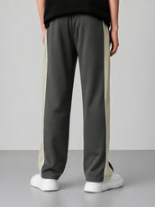 Bold Panel Dark Grey Pant