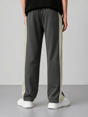 Bold Panel Dark Grey Pant