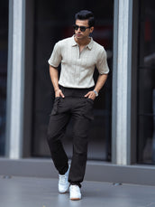 Submarine Flap Pocket Dark Grey Cargo Pant