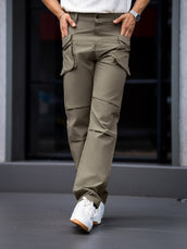 Submarine Flap Pocket Light Grey Cargo Pant
