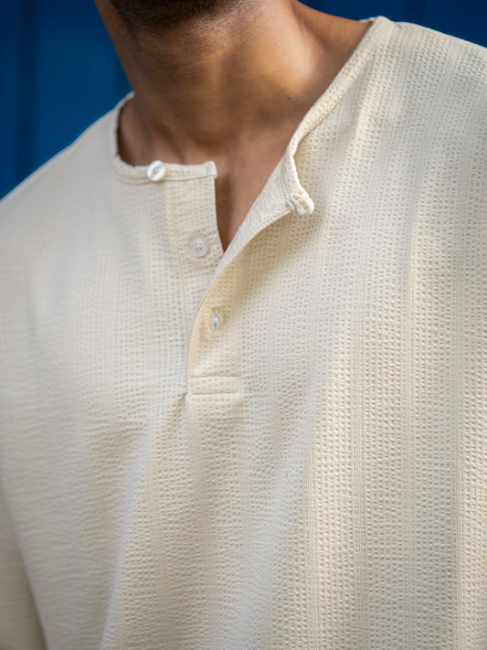 Bubble Beige Full Sleeve Tshirt