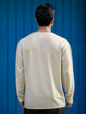 Bubble Beige Full Sleeve Tshirt