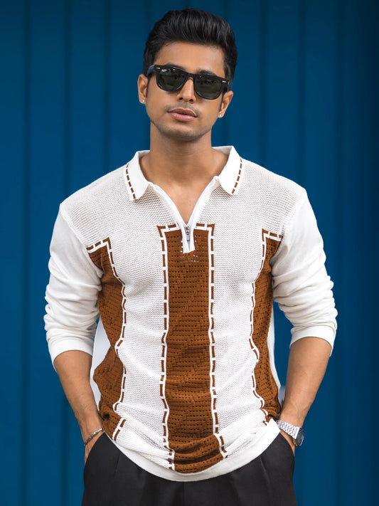 Old Town Full Sleeve Polo T-Shirt