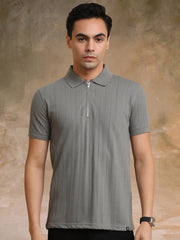 Ozone Dusty Green Half Sleeve Polo T-Shirt