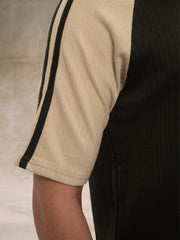 Born to Disrupt Olive Half Sleeve Polo T-Shirt