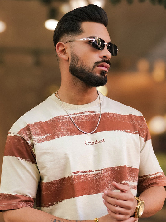 Confident Biscuit Half Sleeve T-Shirt