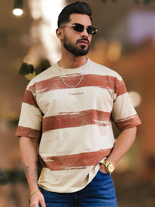 Confident Biscuit Half Sleeve T-Shirt