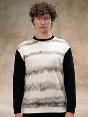 Overspray Cream Full Sleeve T-Shirt