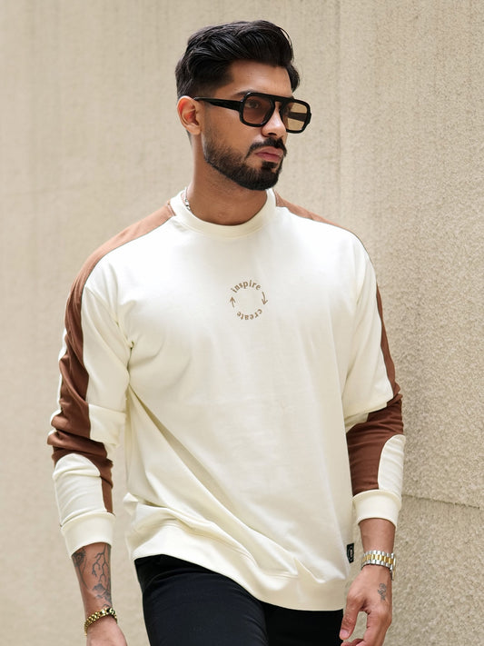 Inspire Cream Full Sleeve T-Shirt