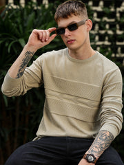 Brush Strokes Cream Sweatshirt