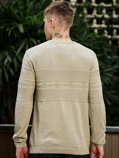 Brush Strokes Cream Sweatshirt