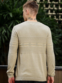 Brush Strokes Cream Sweatshirt