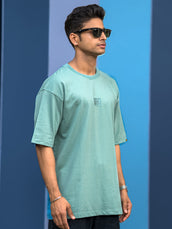 Rare Breed Berly Green Oversized Tee – Silicon Patch Edition
