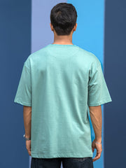 Silicon Patch Berly Green Half Sleeve T-Shirt