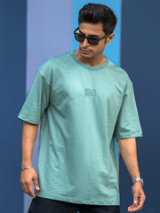 Silicon Patch Berly Green Half Sleeve T-Shirt