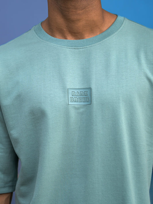 Silicon Patch Berly Green Half Sleeve T-Shirt