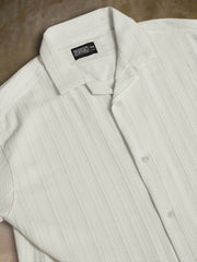 Ozone Cream Half Sleeve Shirt