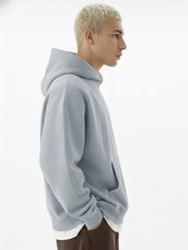 Cozy Cut  Pull Over Light Grey Full Sleeve Sweatshirt