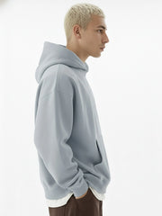 Cozy Cut  Pull Over Light Grey Full Sleeve Sweatshirt