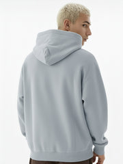 Cozy Cut  Pull Over Light Grey Full Sleeve Sweatshirt