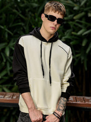 Cut and Sew Cream Sweatshirt
