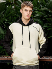 Cut and Sew Cream Sweatshirt