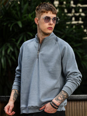 Solid Light Grey Sweatshirt