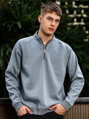 Solid Light Grey Sweatshirt
