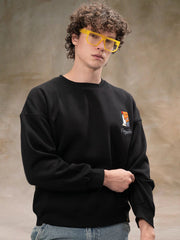 Disruptive Black Sweatshirt