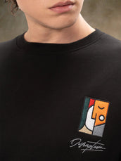 Disruptive Black Sweatshirt