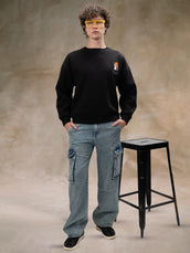 Disruptive Black Sweatshirt