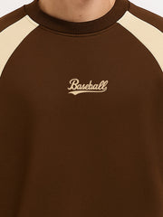 Baseball Brown Sweatshirt