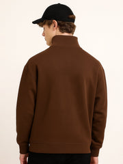 Embroidery B Brown Sweatshirt