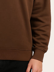 Embroidery B Brown Sweatshirt