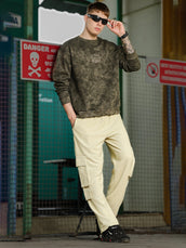 Embroidery Arizona Olive Sweatshirt