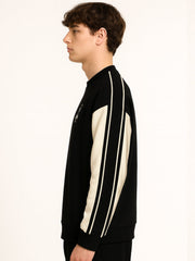 Black Printed Black Sweatshirt