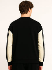 Black Printed Black Sweatshirt