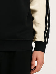 Black Printed Black Sweatshirt